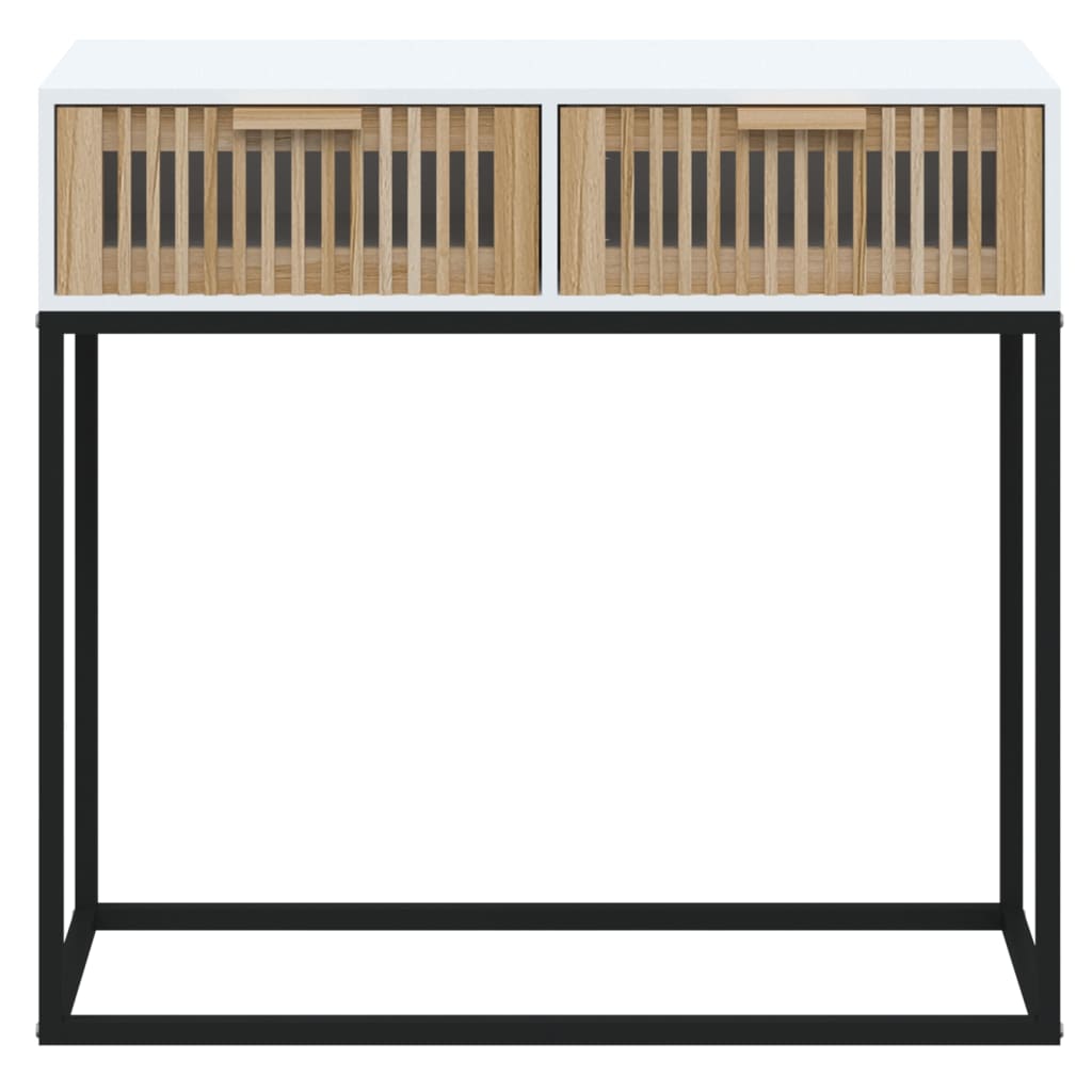 Konsolbord 80X30X75 Cm Konstruerat Trä Och Järn