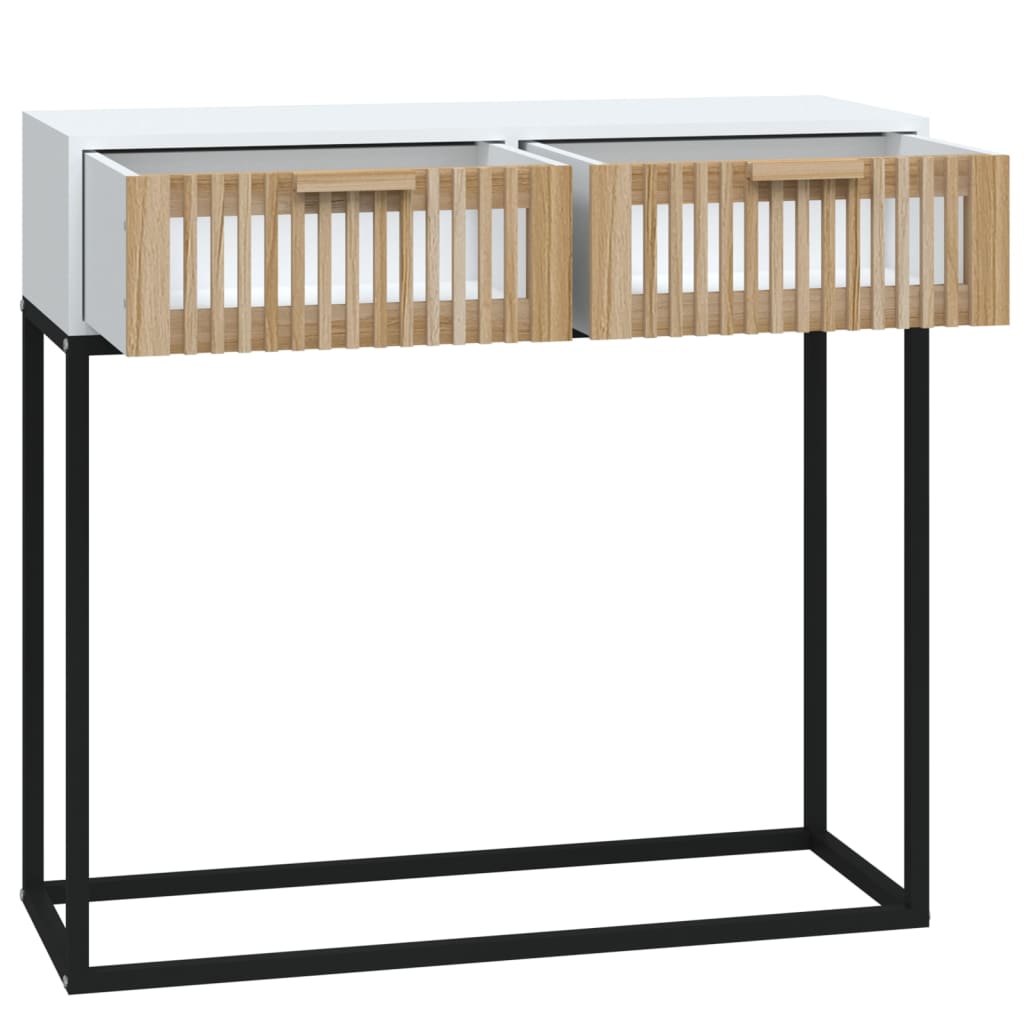 Konsolbord 80X30X75 Cm Konstruerat Trä Och Järn