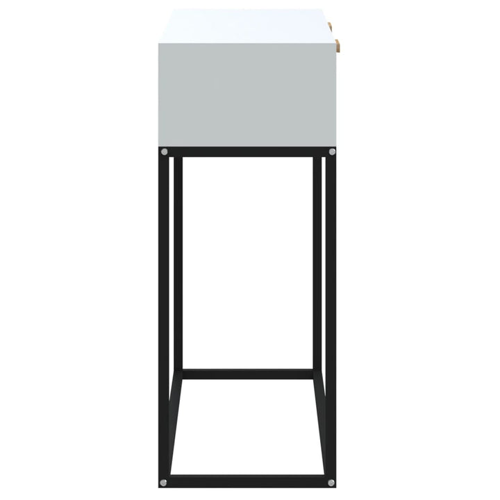 Konsolbord 80X30X75 Cm Konstruerat Trä Och Järn