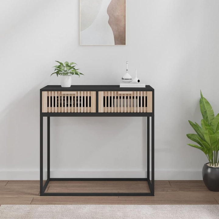 Konsolbord 80X30X75 Cm Konstruerat Trä Och Järn