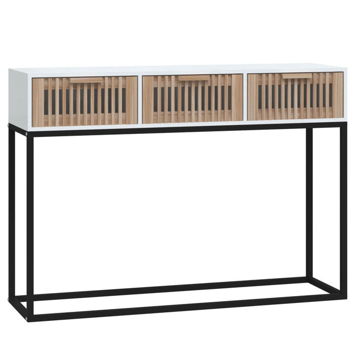 Konsolbord 105X30X75 Cm Konstruerat Trä Och Järn