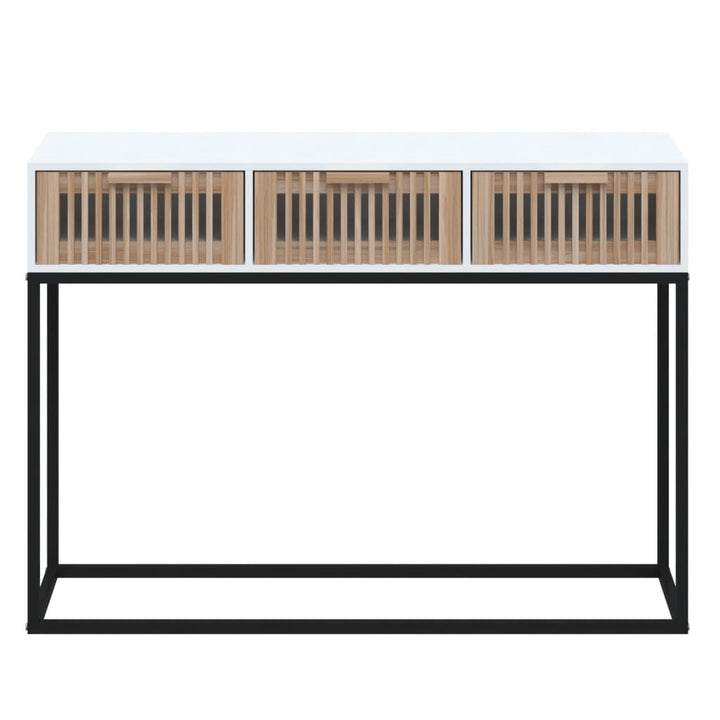 Konsolbord 105X30X75 Cm Konstruerat Trä Och Järn