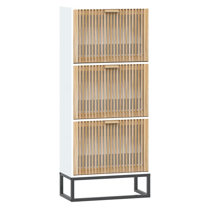 Skoskåp 52X25X120 Cm Konstruerat Trä