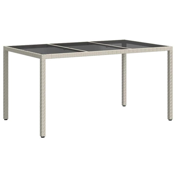Trädgårdsbord Vit 150 X 90 X 75 Cm Konstrotting