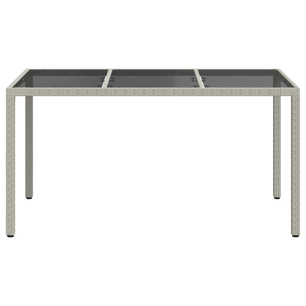 Trädgårdsbord Vit 150 X 90 X 75 Cm Konstrotting