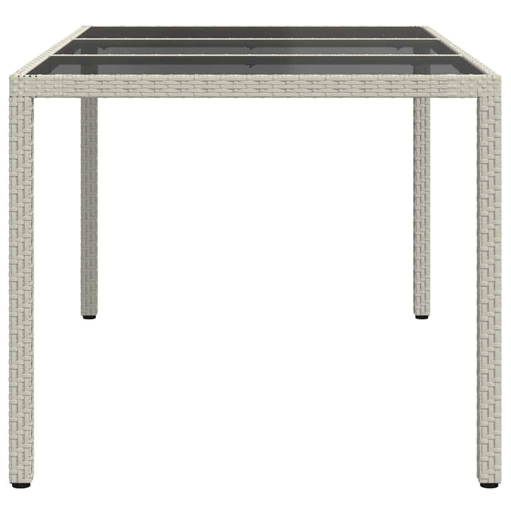 Trädgårdsbord Vit 150 X 90 X 75 Cm Konstrotting