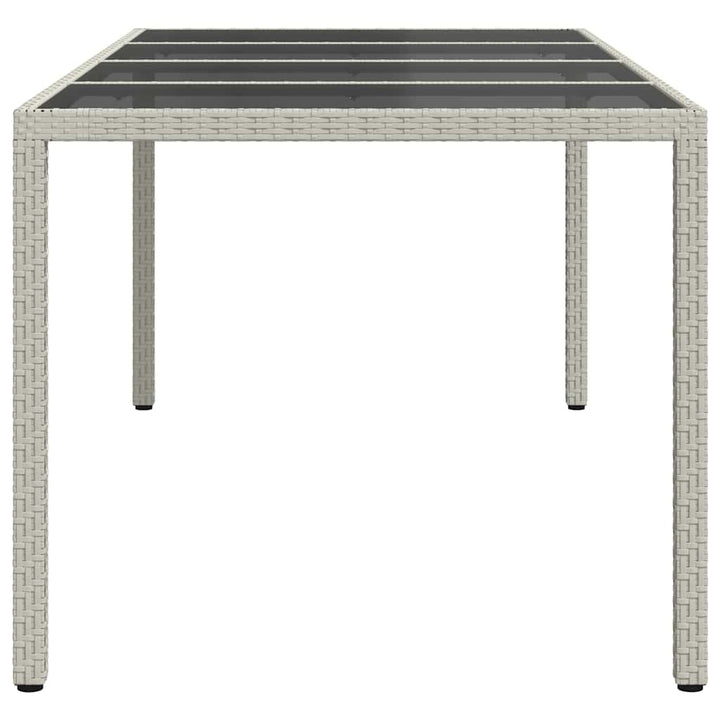 Trädgårdsbord Vit 190 X 90 X 75 Cm Konstrotting