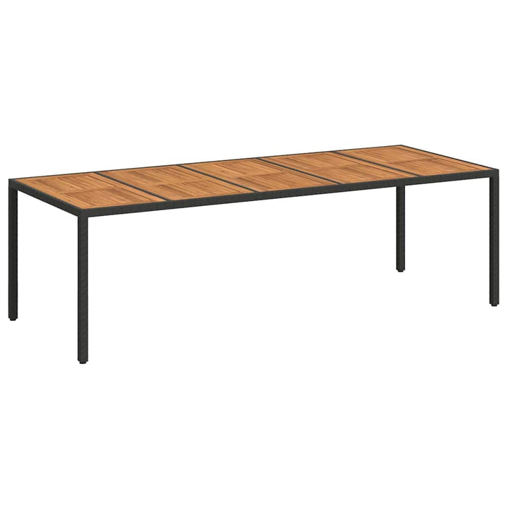 Trädgårdsbord Svart Konstrotting