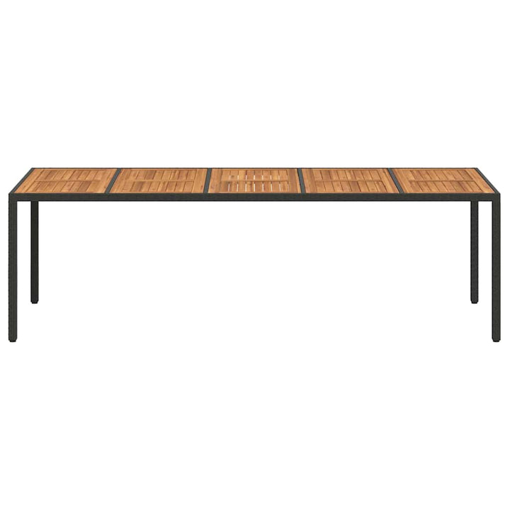 Trädgårdsbord Svart Konstrotting