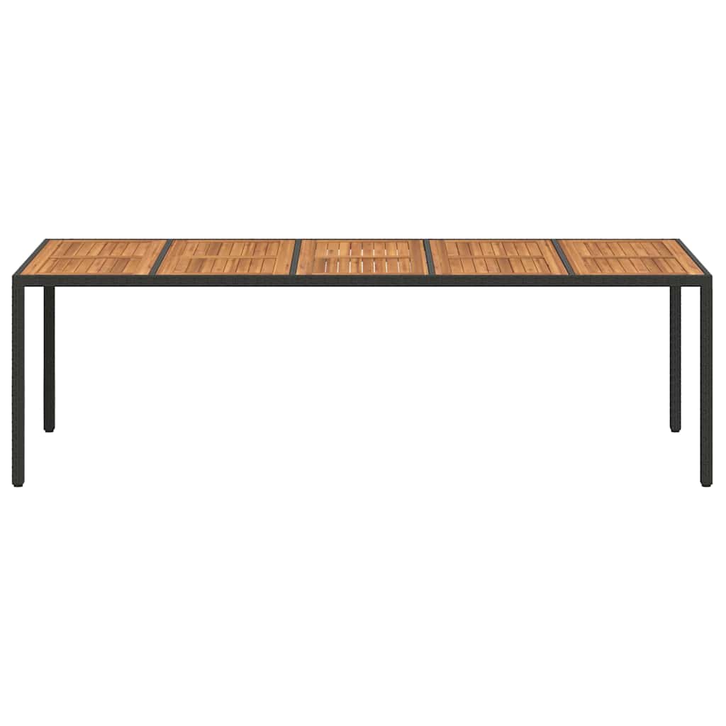 Trädgårdsbord Svart Konstrotting
