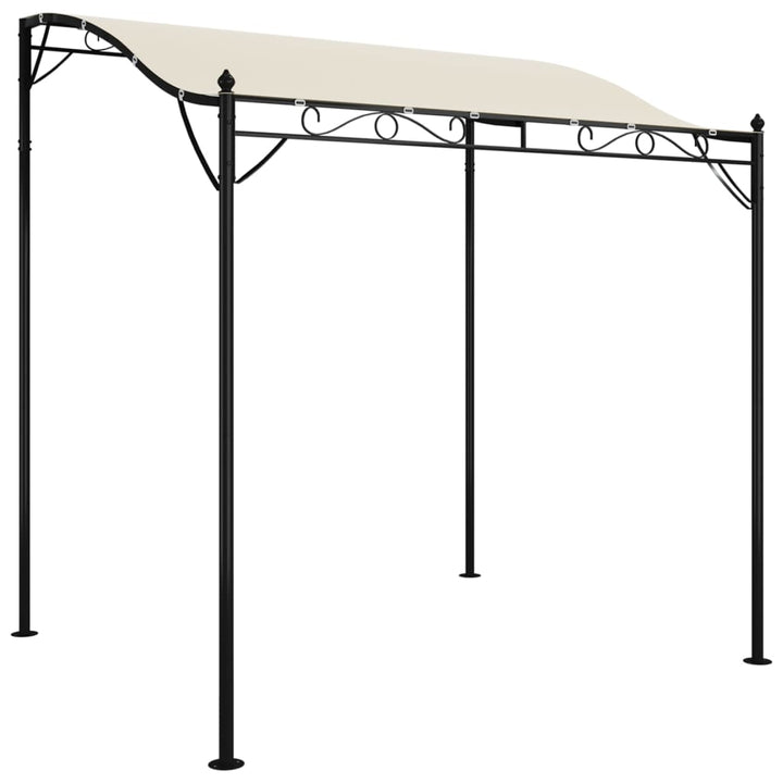 Paviljong Gräddvit 2X2,3 M 180 G/M² Tyg Och Stål