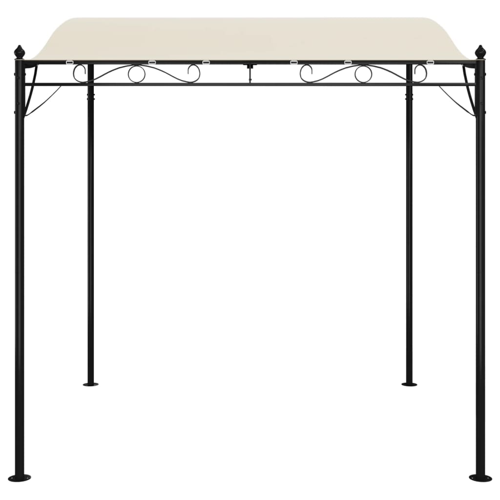 Paviljong Gräddvit 2X2,3 M 180 G/M² Tyg Och Stål