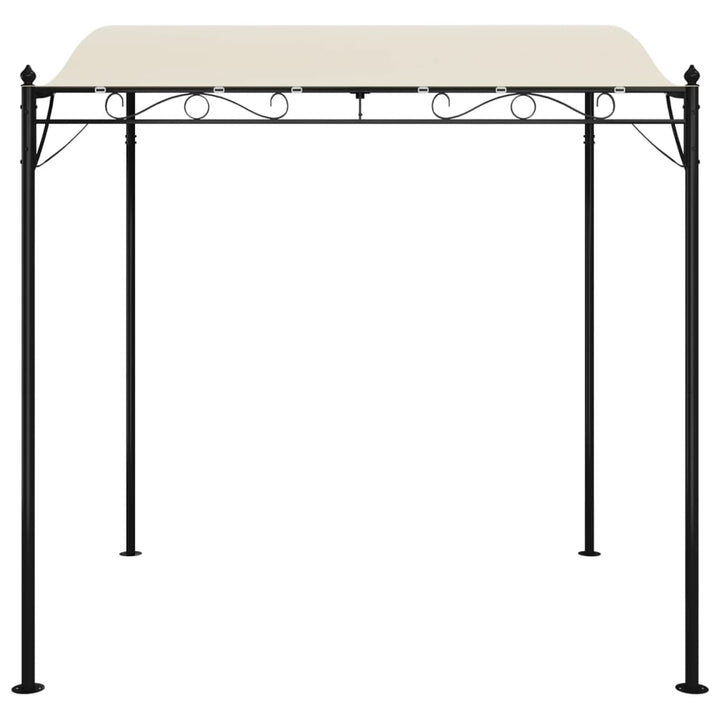 Paviljong Gräddvit 2X2,3 M 180 G/M² Tyg Och Stål