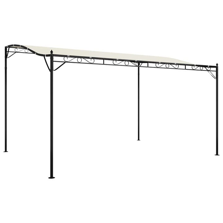 Paviljong Gräddvit 4X3 M 180 G/M² Tyg Och Stål