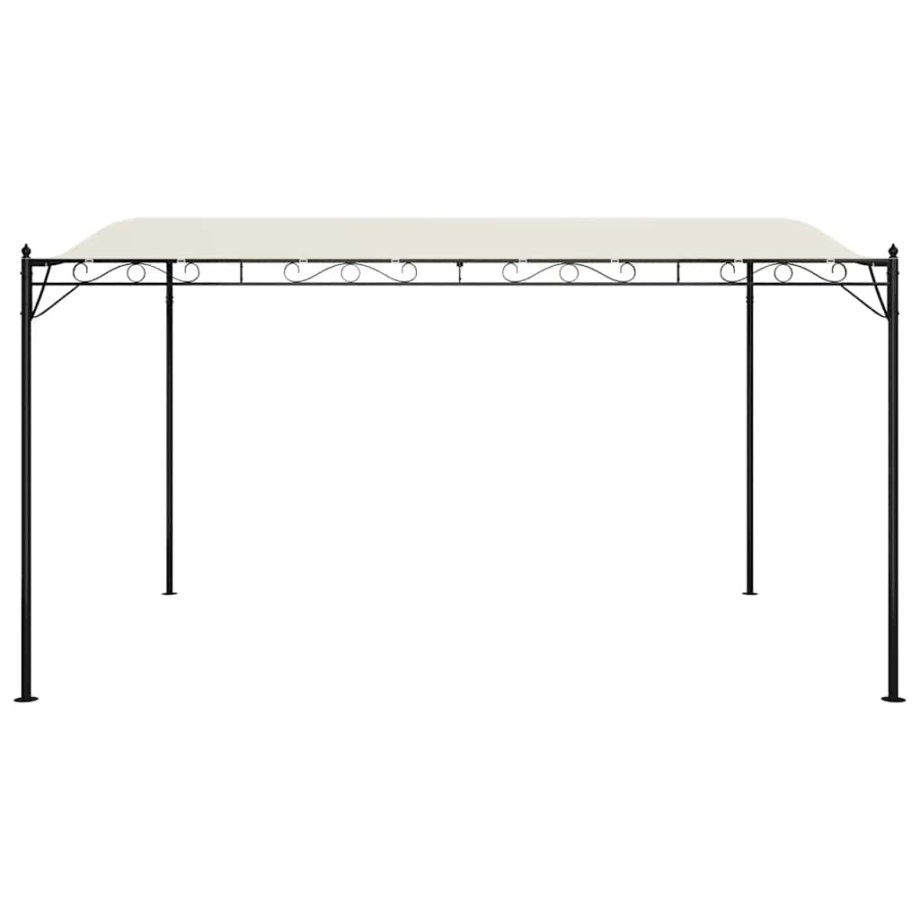 Paviljong Gräddvit 4X3 M 180 G/M² Tyg Och Stål