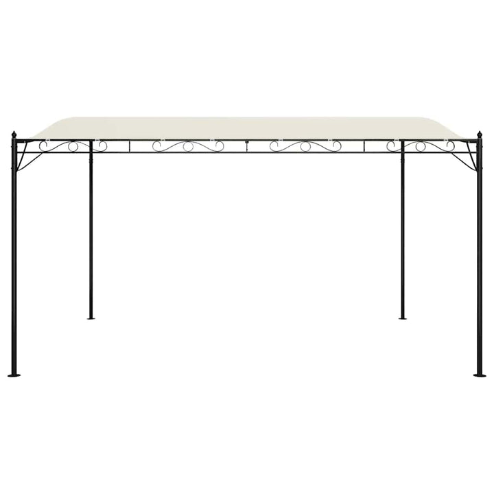Paviljong Gräddvit 4X3 M 180 G/M² Tyg Och Stål