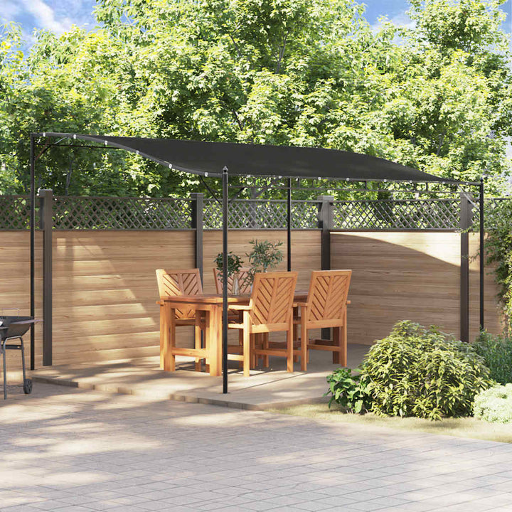 Paviljong Gräddvit 4X3 M 180 G/M² Tyg Och Stål