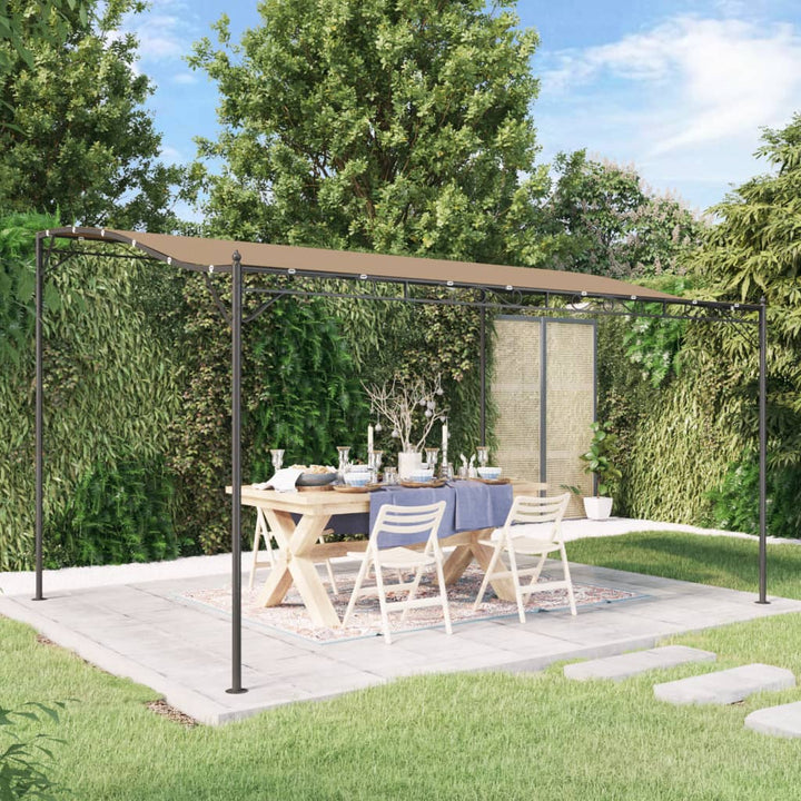 Paviljong Gräddvit 4X3 M 180 G/M² Tyg Och Stål