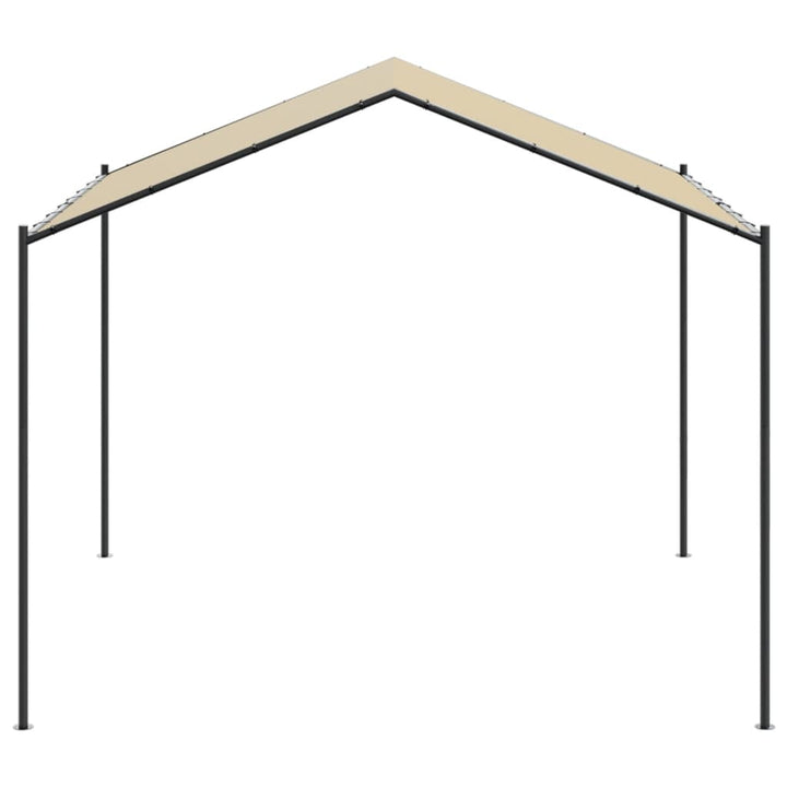 Paviljong Beige 3X3 M Stål Och Tyg