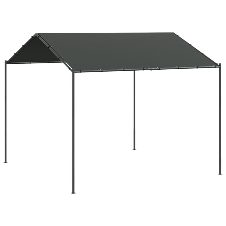 Paviljong Antracit 4X4 M Stål Och Tyg