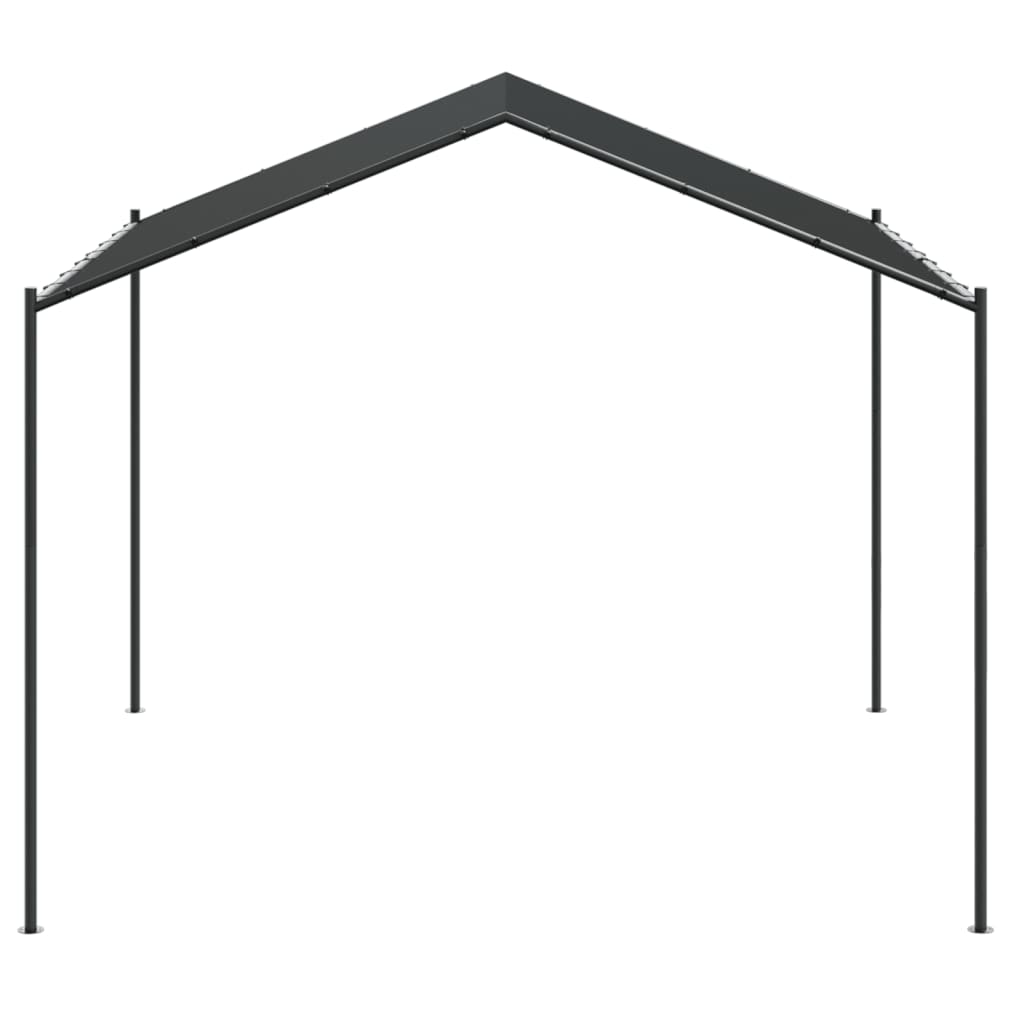 Paviljong Antracit 4X4 M Stål Och Tyg