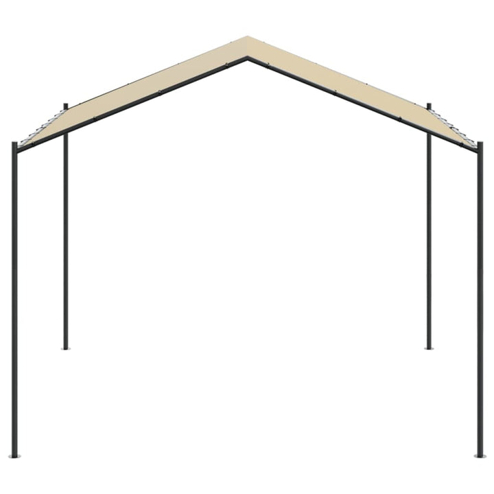 Paviljong Beige 4X4 M Stål Och Tyg