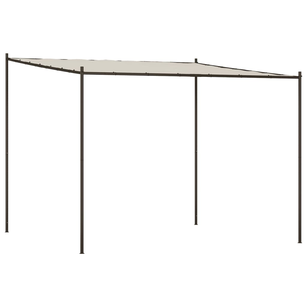 Paviljong Vit 3X3 M 180 G/M² Tyg Och Stål