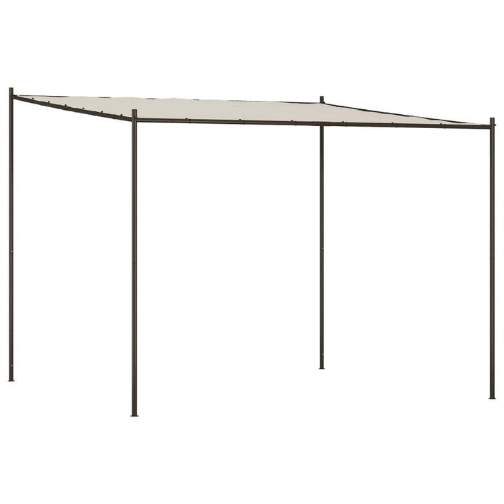 Paviljong Vit 3X3 M 180 G/M² Tyg Och Stål