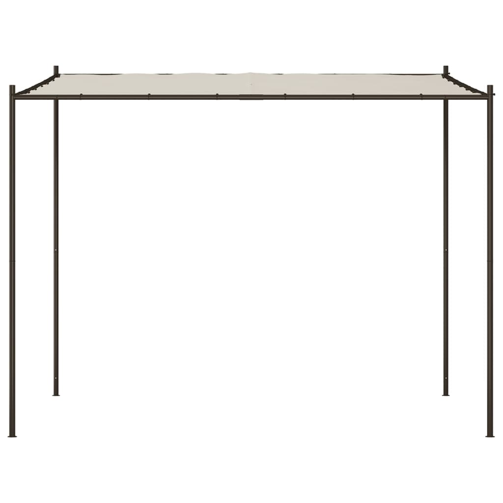 Paviljong Vit 3X3 M 180 G/M² Tyg Och Stål