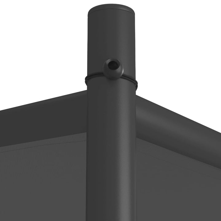 Paviljong Antracit 3X3 M 180 G/M² Tyg Och Stål