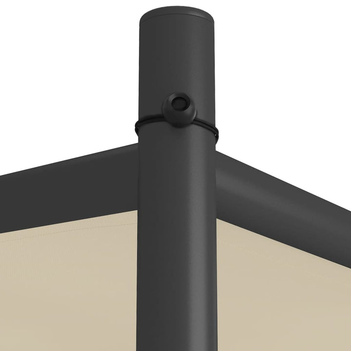 Paviljong Beige 3X3 M 180 G/M² Tyg Och Stål