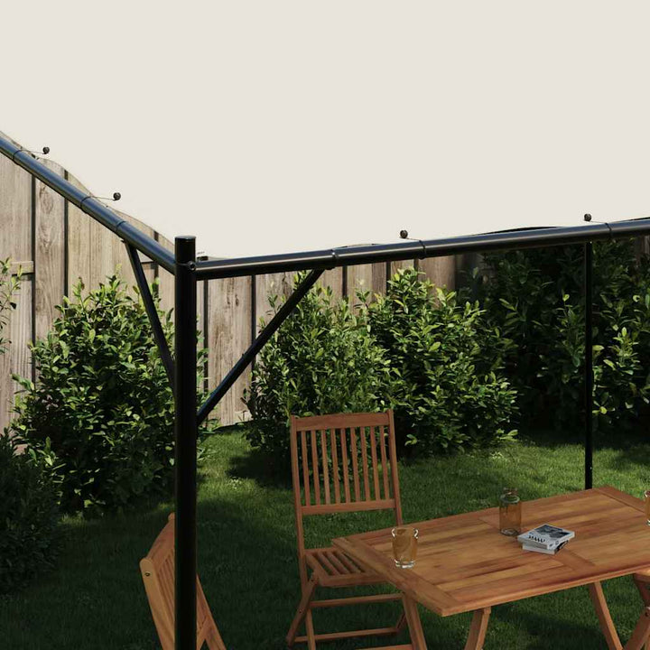 Paviljong Vit 4X4 M 180 G/M² Tyg Och Stål