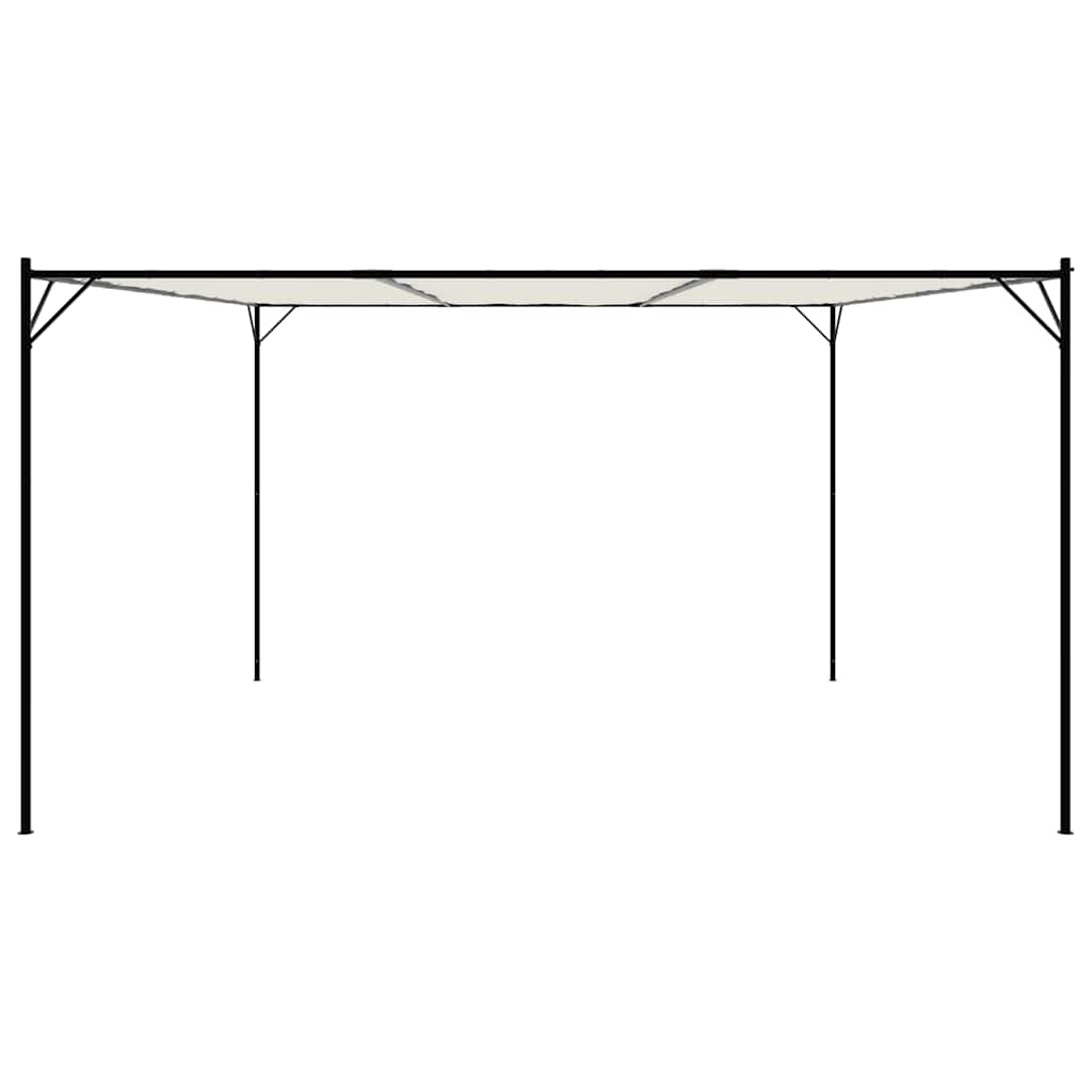 Paviljong Vit 4X4 M 180 G/M² Tyg Och Stål