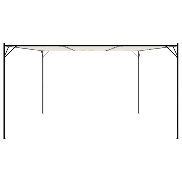Paviljong Vit 4X4 M 180 G/M² Tyg Och Stål