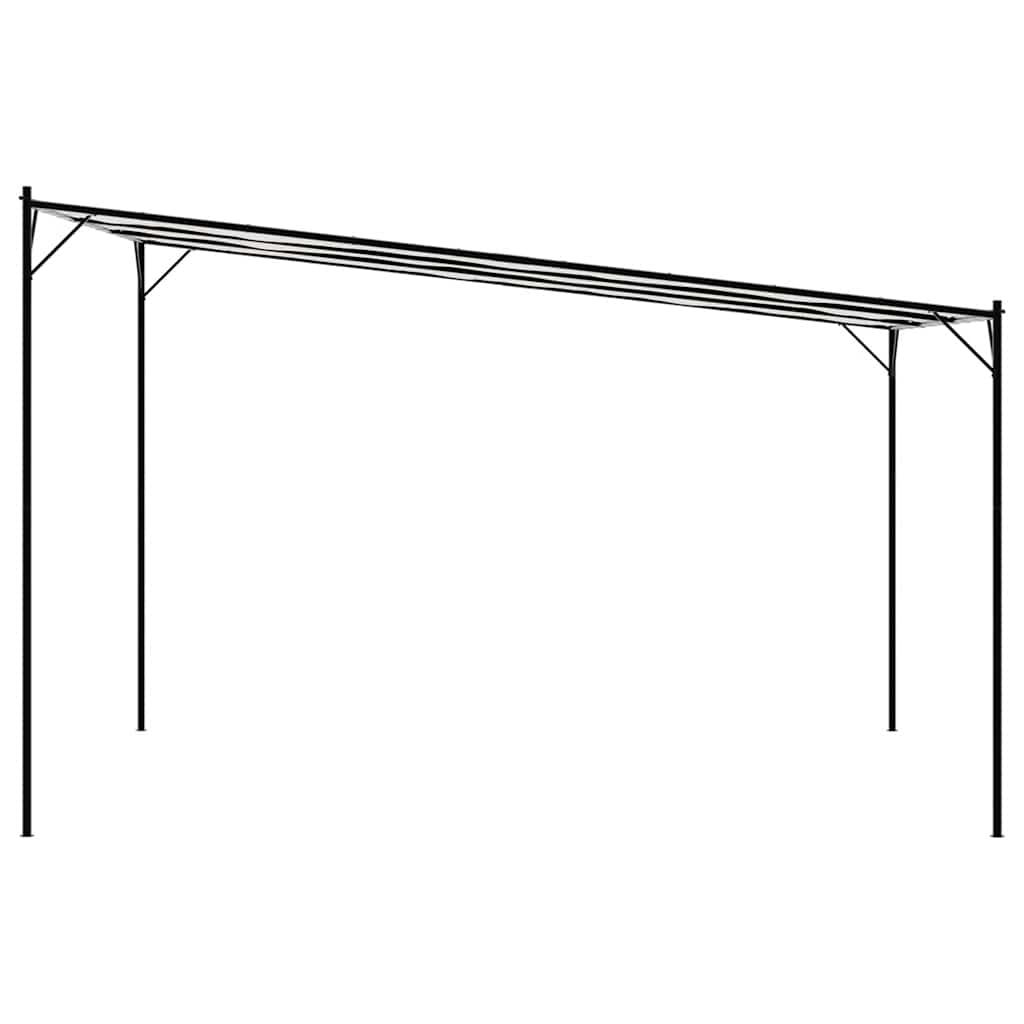 Paviljong Vit 4X4 M 180 G/M² Tyg Och Stål