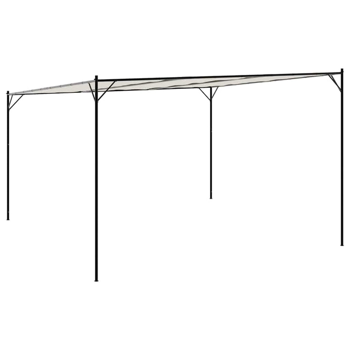 Paviljong Vit 4X4 M 180 G/M² Tyg Och Stål