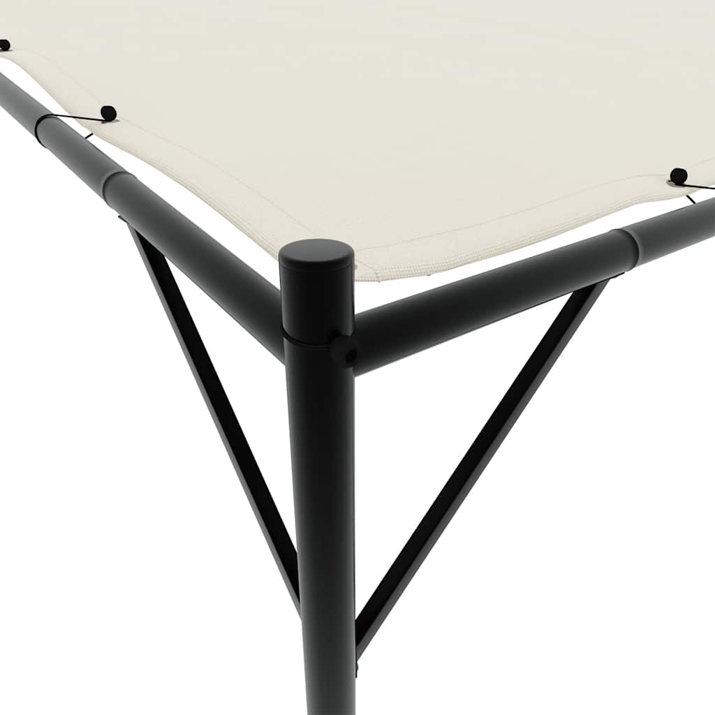 Paviljong Vit 4X4 M 180 G/M² Tyg Och Stål