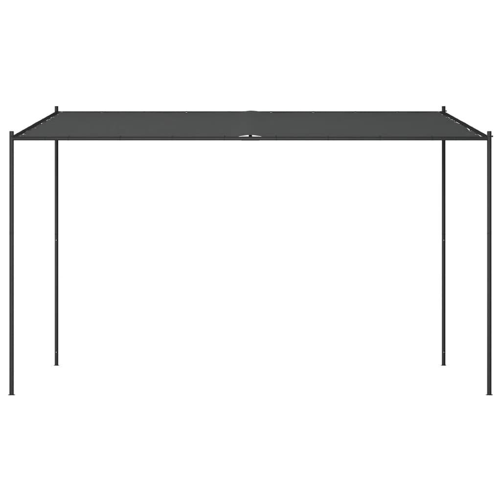Paviljong Antracit 4X4 M 180 G/M² Tyg Och Stål