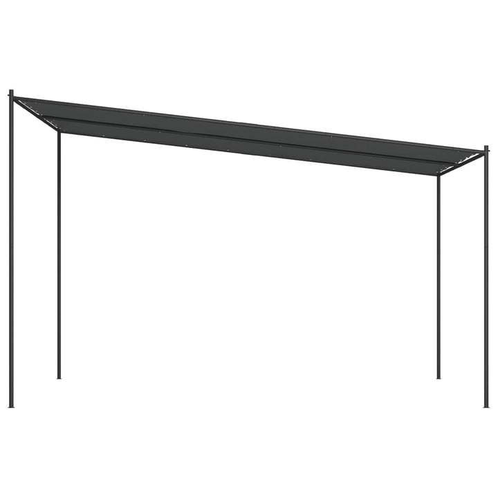 Paviljong Antracit 4X4 M 180 G/M² Tyg Och Stål