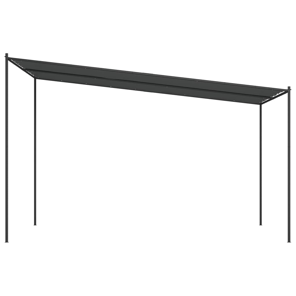 Paviljong Antracit 4X4 M 180 G/M² Tyg Och Stål
