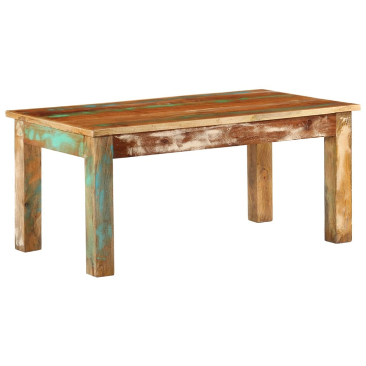 Soffbord 100X55X45 Cm Massivt Återvunnet Trä