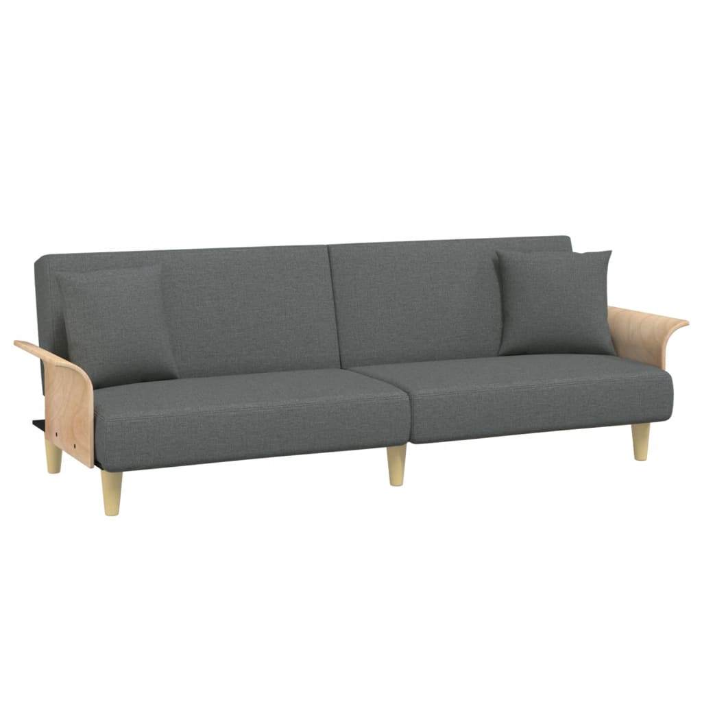 Bäddsoffa Med Armstöd Tyg