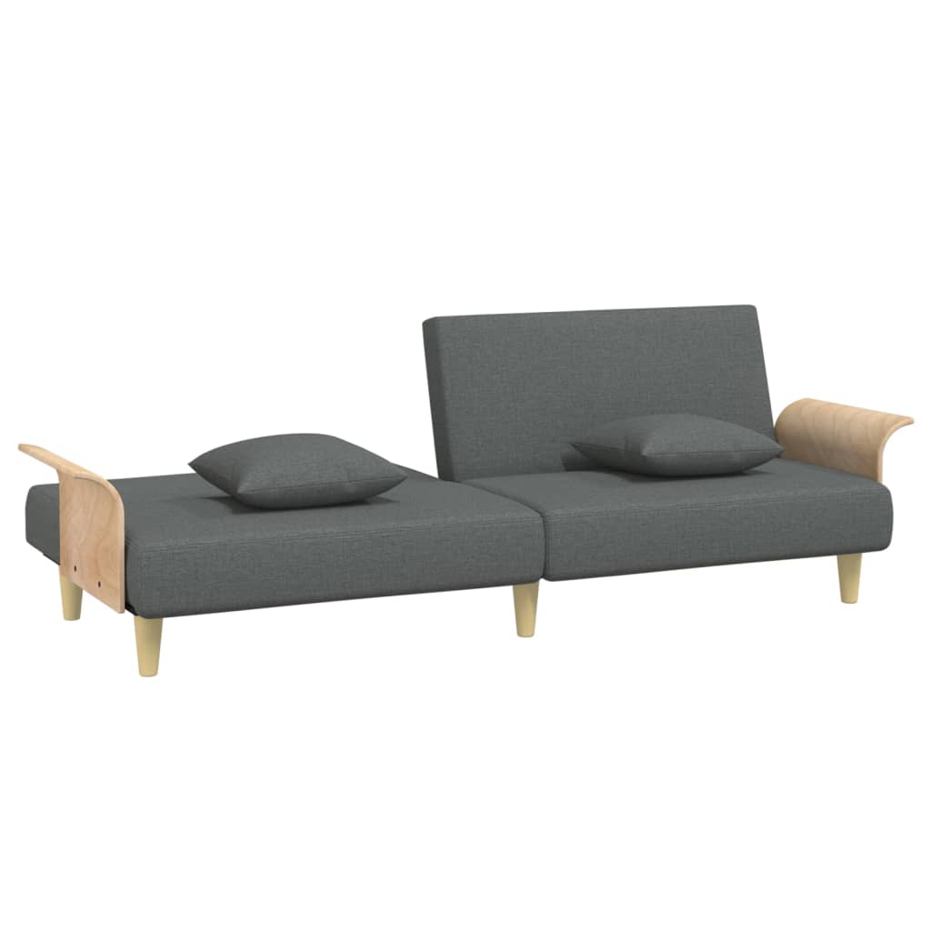 Bäddsoffa Med Armstöd Tyg
