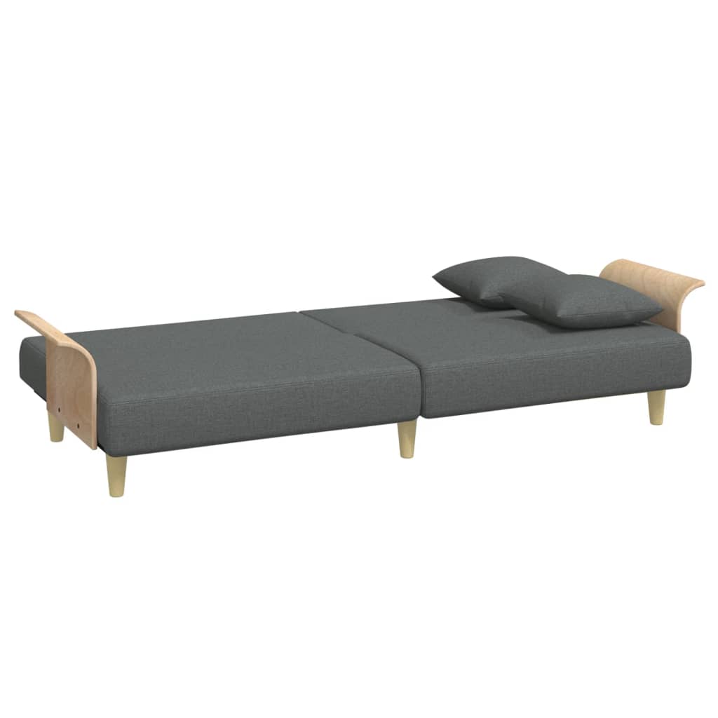 Bäddsoffa Med Armstöd Tyg