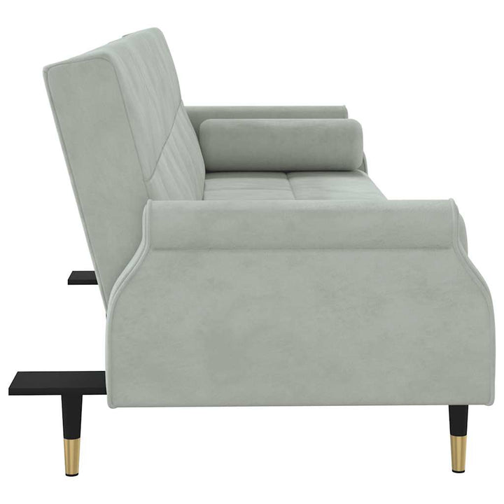 Bäddsoffa Med Dynor Sammet