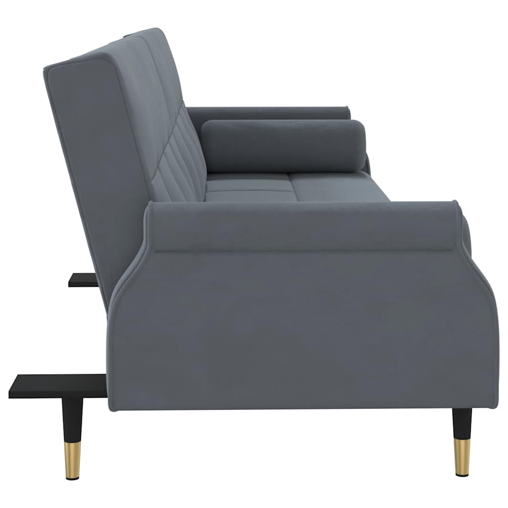 Bäddsoffa Med Dynor Sammet