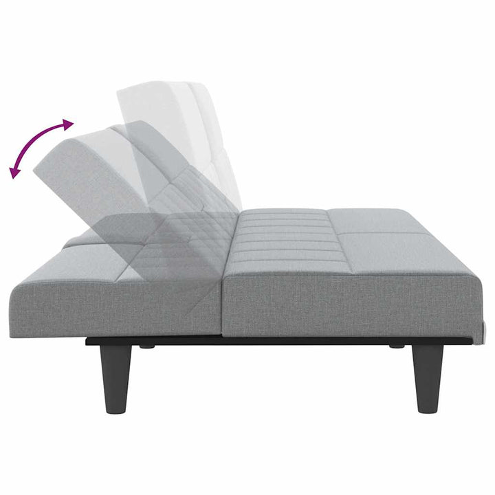 Bäddsoffa Med Kuddar Tyg