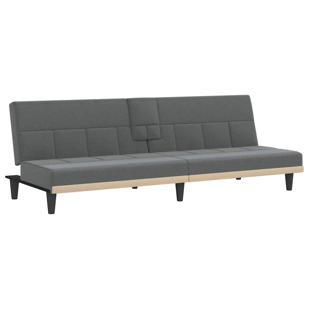 Bäddsoffa Med Mugghållare Tyg