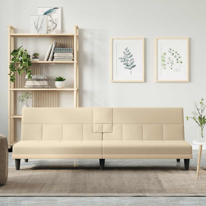 Bäddsoffa Med Kuddar Tyg