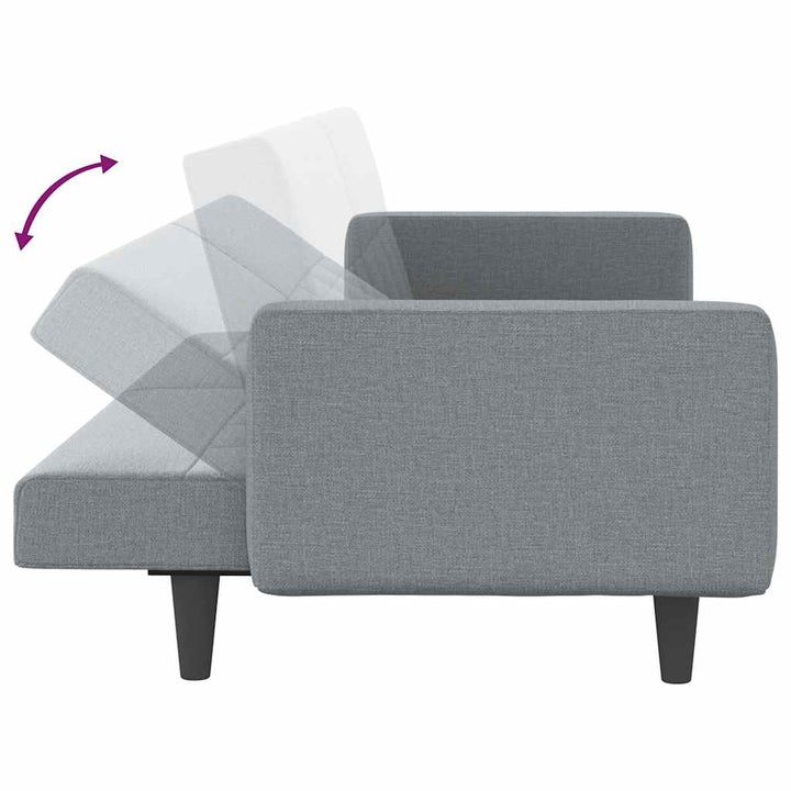 Bäddsoffa Med Dynor Tyg